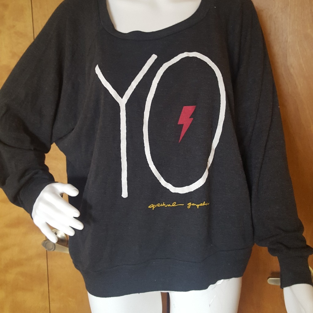 Spiritual Gangster YOGA Long Sleeved Shirt Gray L